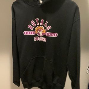 Royals Soccer Black Hoodie